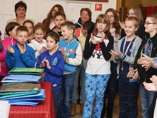 Rajzverseny a Petőfiben - fotó: Sándor Judit