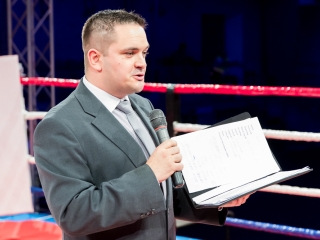 Bokszgála az egyetemi sportcsarnokban - fotó: Ónodi Zoltán