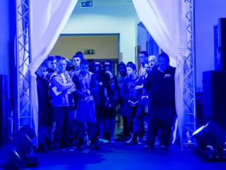 Bokszgála az egyetemi sportcsarnokban - fotó: Ónodi Zoltán