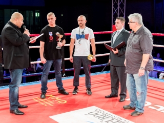 Bokszgála az egyetemi sportcsarnokban - fotó: Ónodi Zoltán