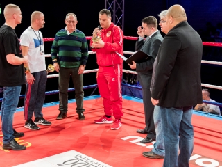 Bokszgála az egyetemi sportcsarnokban - fotó: Ónodi Zoltán