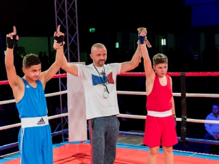 Bokszgála az egyetemi sportcsarnokban - fotó: Ónodi Zoltán