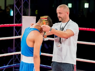 Bokszgála az egyetemi sportcsarnokban - fotó: Ónodi Zoltán