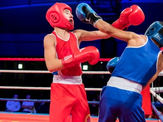 Bokszgála az egyetemi sportcsarnokban - fotó: Ónodi Zoltán