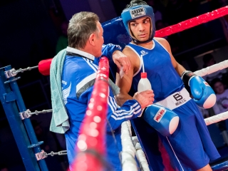 Bokszgála az egyetemi sportcsarnokban - fotó: Ónodi Zoltán