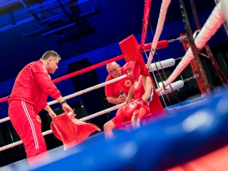 Bokszgála az egyetemi sportcsarnokban - fotó: Ónodi Zoltán