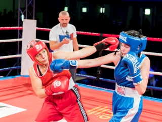 Bokszgála az egyetemi sportcsarnokban - fotó: Ónodi Zoltán