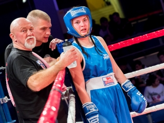 Bokszgála az egyetemi sportcsarnokban - fotó: Ónodi Zoltán