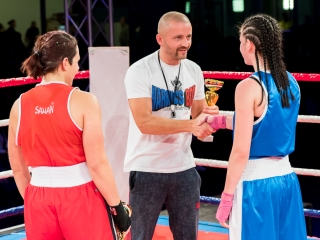 Bokszgála az egyetemi sportcsarnokban - fotó: Ónodi Zoltán