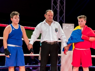 Bokszgála az egyetemi sportcsarnokban - fotó: Ónodi Zoltán