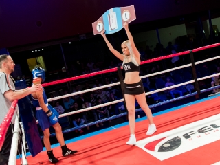 Bokszgála az egyetemi sportcsarnokban - fotó: Ónodi Zoltán