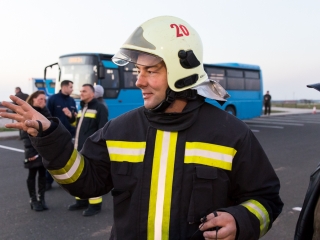 Katasztrófavédelmi gyakorlat - fotó: Ónodi Zoltán