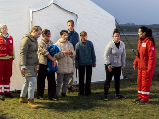 Katasztrófavédelmi gyakorlat - fotó: Ónodi Zoltán