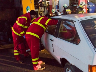 Katasztrófavédelmi gyakorlat - fotó: Ónodi Zoltán