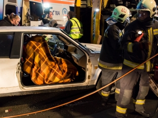 Katasztrófavédelmi gyakorlat - fotó: Ónodi Zoltán