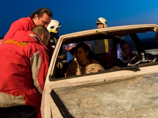 Katasztrófavédelmi gyakorlat - fotó: Ónodi Zoltán