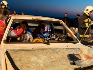 Katasztrófavédelmi gyakorlat - fotó: Ónodi Zoltán