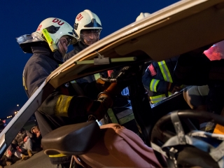 Katasztrófavédelmi gyakorlat - fotó: Ónodi Zoltán