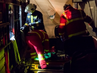 Katasztrófavédelmi gyakorlat - fotó: Ónodi Zoltán