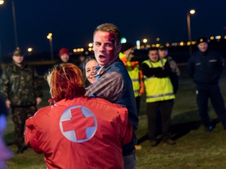 Katasztrófavédelmi gyakorlat - fotó: Ónodi Zoltán