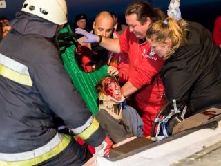 Katasztrófavédelmi gyakorlat - fotó: Ónodi Zoltán