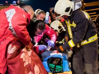 Katasztrófavédelmi gyakorlat - fotó: Ónodi Zoltán