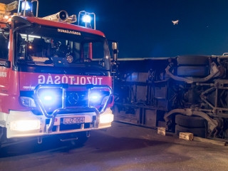 Katasztrófavédelmi gyakorlat - fotó: Ónodi Zoltán