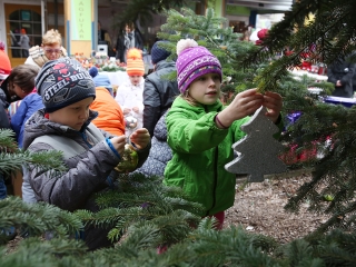 Koszorúkészítés kalákában - fotó: Sándor Judit