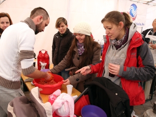 Kolbászfesztivál a Városháza téren (2016) - fotó: Sándor Judit