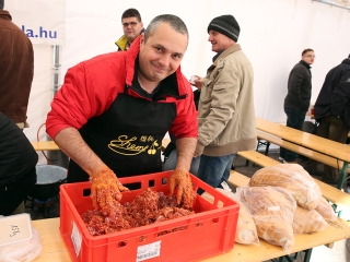 Kolbászfesztivál a Városháza téren (2016) - fotó: Sándor Judit