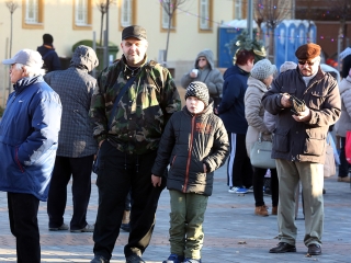 Kolbászfesztivál a Városháza téren (2016) - fotó: Sándor Judit