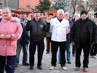 Kolbászfesztivál a Városháza téren (2016) - fotó: Sándor Judit