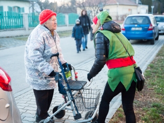 Mikulás-parti Újtelepen - fotó: Ónodi Zoltán