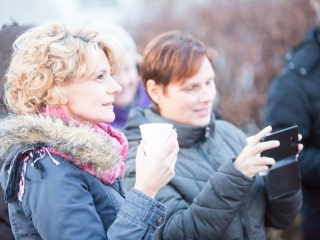 Mikulás-parti Újtelepen - fotó: Ónodi Zoltán