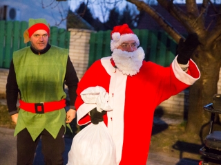 Mikulás-parti Újtelepen - fotó: Ónodi Zoltán