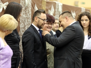 Szalagavató a Kereskedelmiben - fotó: Sándor Judit