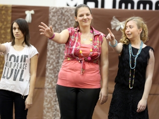 Szalagavató a Kereskedelmiben - fotó: Sándor Judit