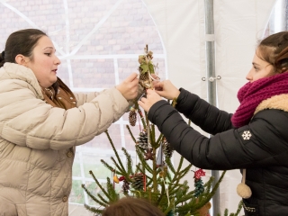 Karácsonyfa díszítés - fotó: Ónodi Zoltán