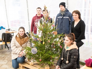Karácsonyfa díszítés - fotó: Ónodi Zoltán