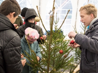 Karácsonyfa díszítés - fotó: Ónodi Zoltán