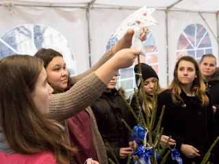 Karácsonyfa díszítés - fotó: Ónodi Zoltán