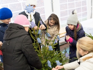 Karácsonyfa díszítés - fotó: Ónodi Zoltán