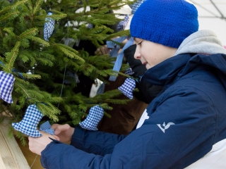 Karácsonyfa díszítés - fotó: Ónodi Zoltán