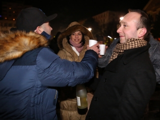 BÚÉK 2017 - Szilveszteri utcabál a Városháza téren - fotó: Sándor Judit