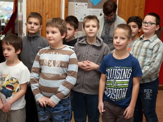 Sakkverseny a Petőfiben - fotó: Sándor Judit