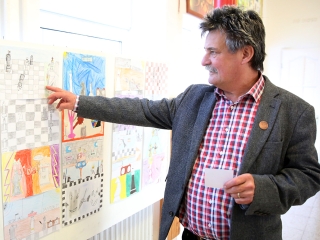 Sakkverseny a Petőfiben - fotó: Sándor Judit