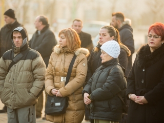 Nemzeti Gyásznap - Gyertyagyújtás a főtéren - fotó: Ónodi Zoltán