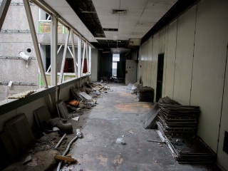 Takarítják a zöld SZTK-t - fotó: Ónodi Zoltán