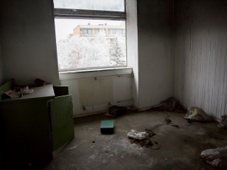 Takarítják a zöld SZTK-t - fotó: Ónodi Zoltán