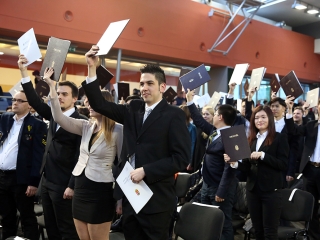 Egyetemi diplomaosztó - fotó: Sándor Judit